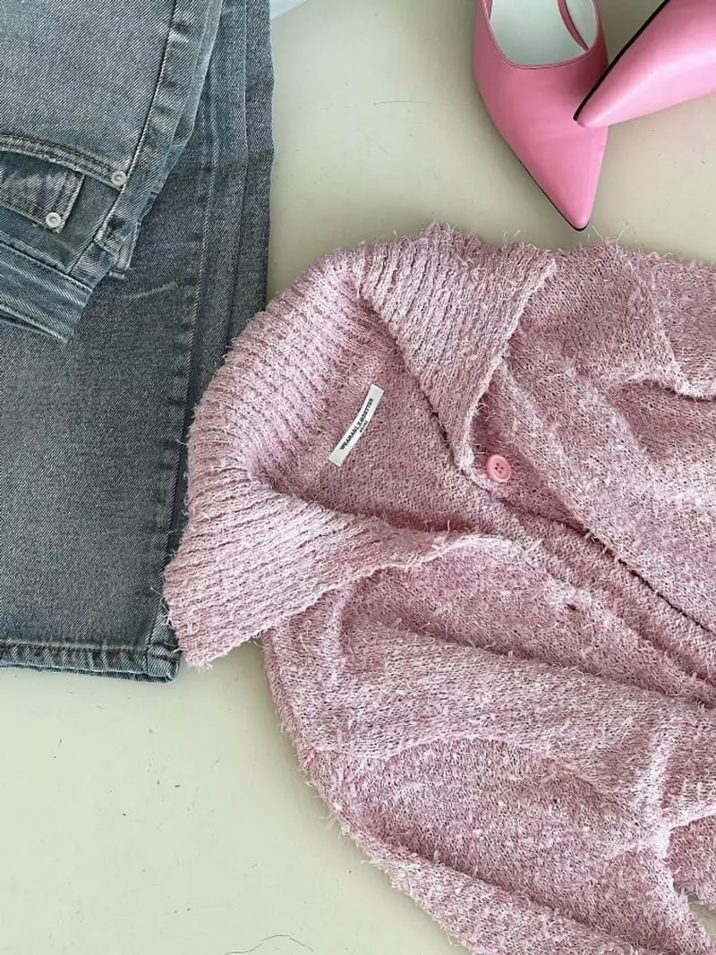 Better - Korean Women Fashion - #momslook - Luvy Collar Cardigan