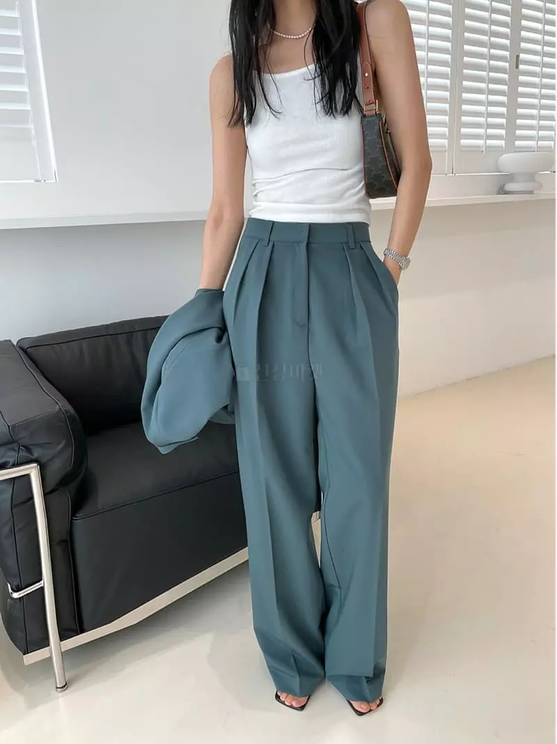 Better - Korean Women Fashion - #momslook - Cuget Top Bottom Set - 2