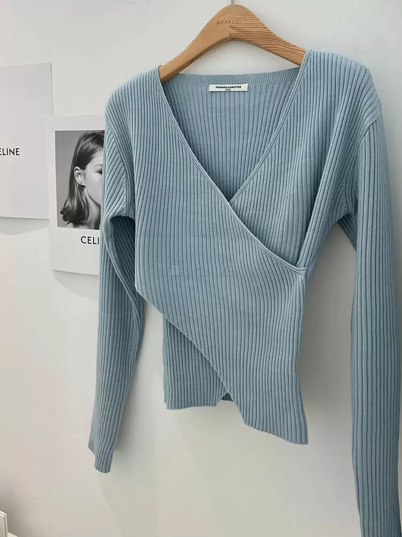 Better - Korean Women Fashion - #romanticstyle - Season Wrap Knit - 3