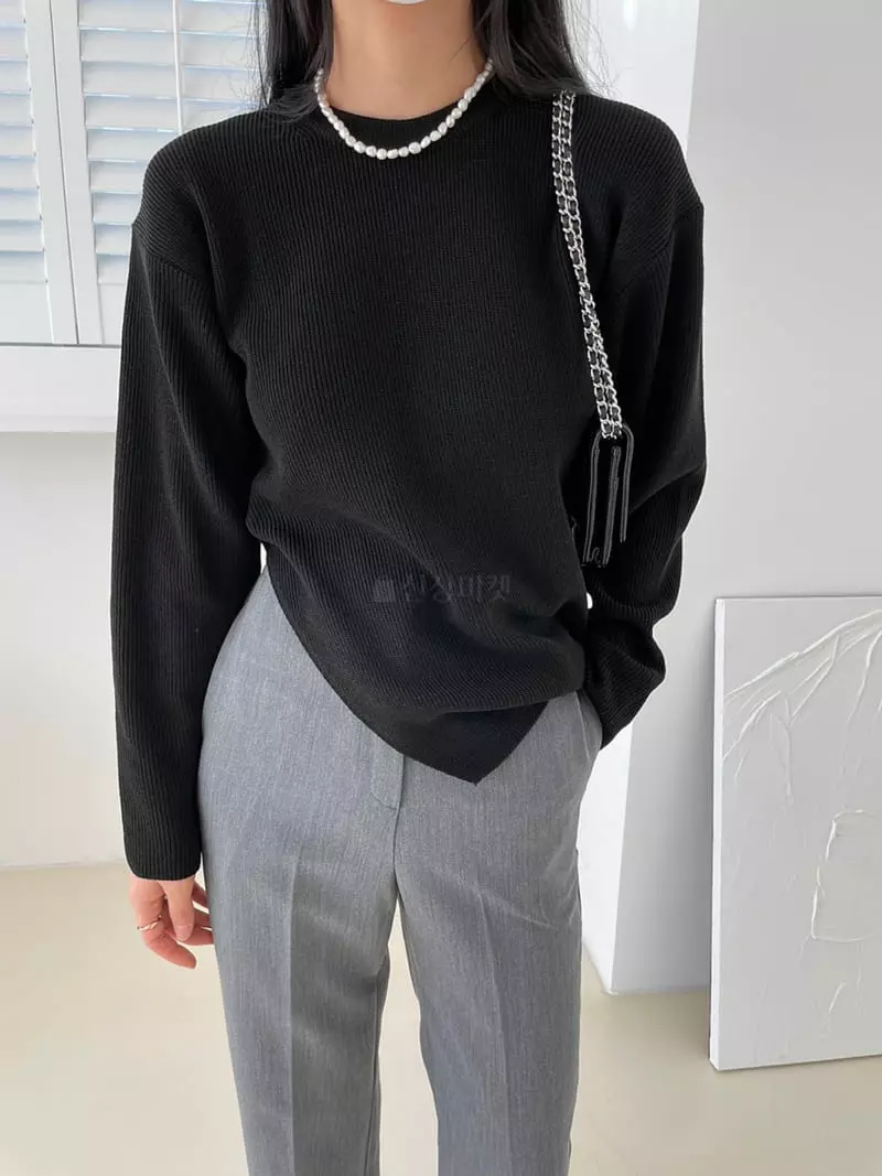 Better - Korean Women Fashion - #shopsmall - Slit Knit - 2