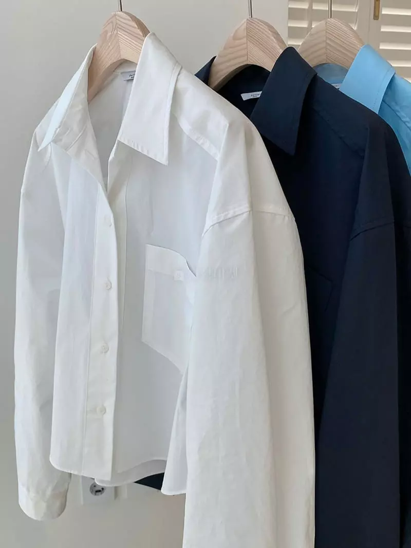 Better - Korean Women Fashion - #shopsmall - Biker Crop Shirt