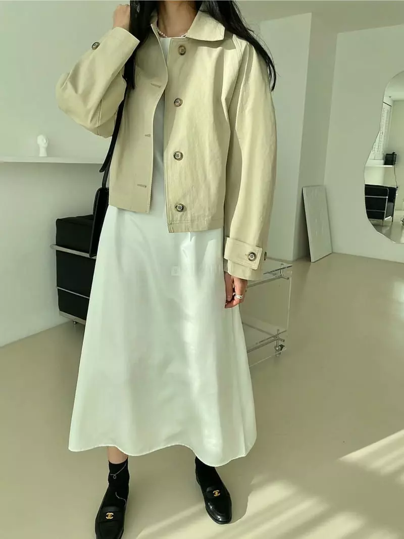Better - Korean Women Fashion - #thelittlethings - Bud Short Trench Coat