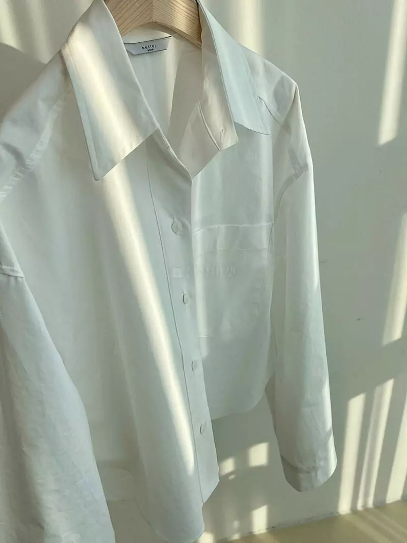 Better - Korean Women Fashion - #thelittlethings - Biker Crop Shirt - 3