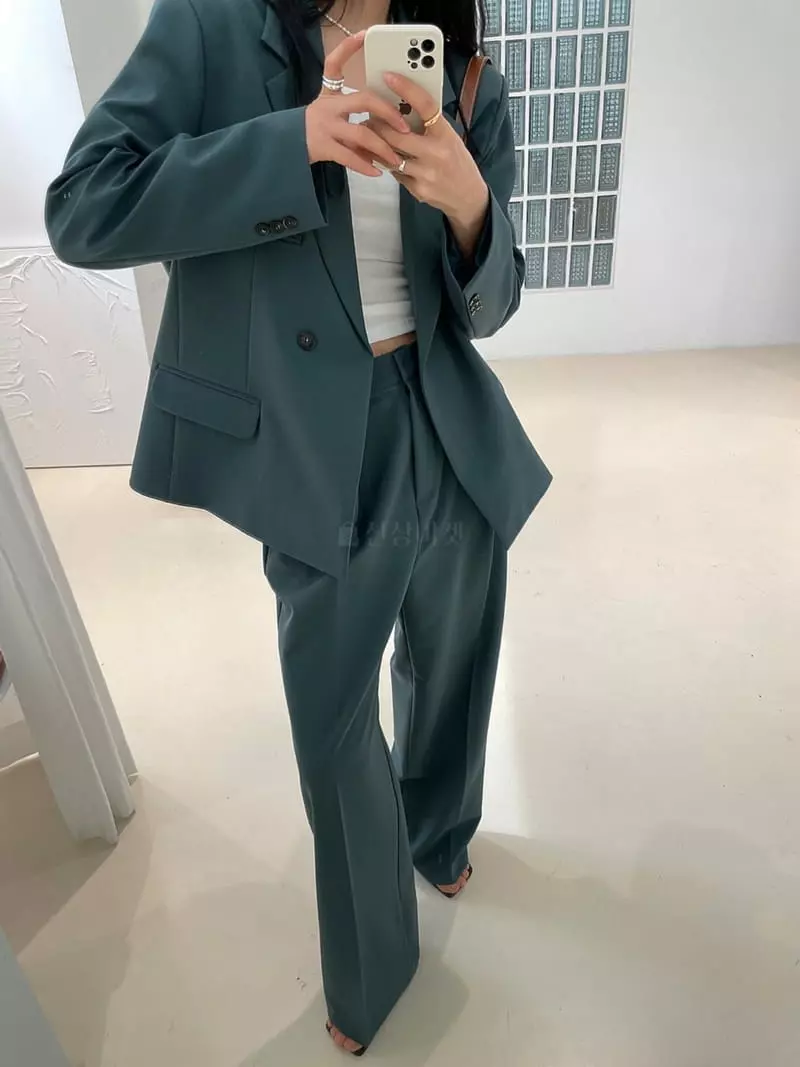 Better - Korean Women Fashion - #womensfashion - Cuget Top Bottom Set - 4