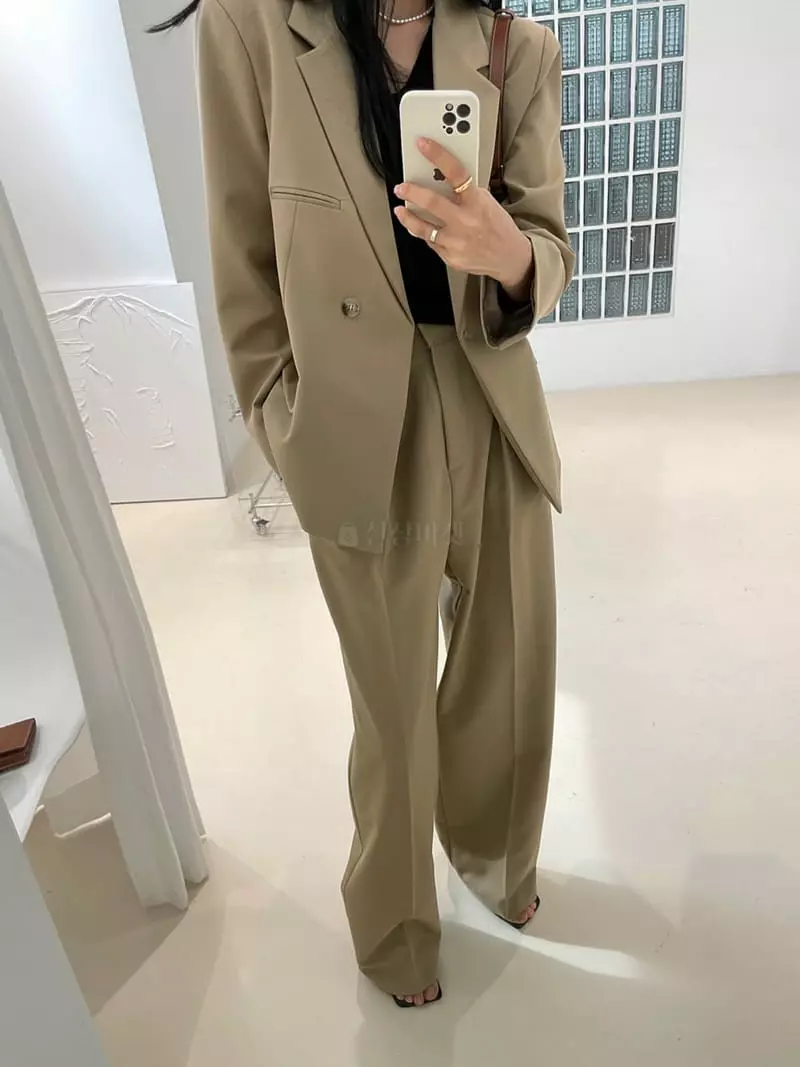 Better - Korean Women Fashion - #vintagekidsstyle - Cuget Top Bottom Set - 5