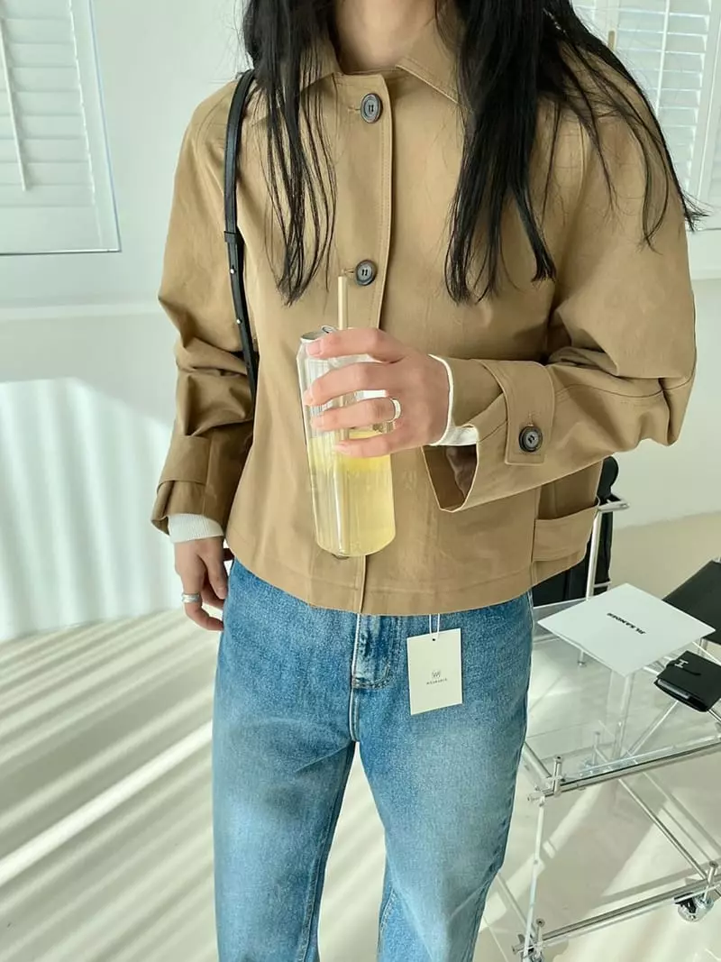 Better - Korean Women Fashion - #womensfashion - Bud Short Trench Coat - 3