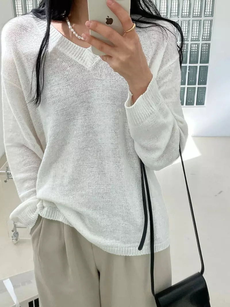 Better - Korean Women Fashion - #womensfashion - Mont V Neck Knit