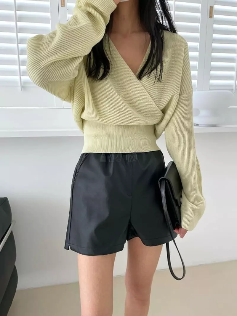 Better - Korean Women Fashion - #womensfashion - Wrap Nijou Knit