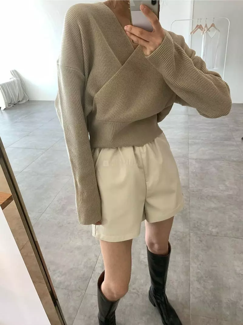 Better - Korean Women Fashion - #womensfashion - Wrap Nijou Knit - 3