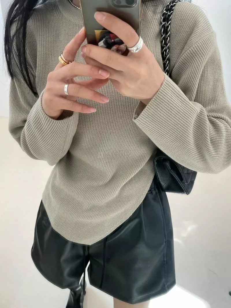 Better - Korean Women Fashion - #womensfashion - Slit Knit