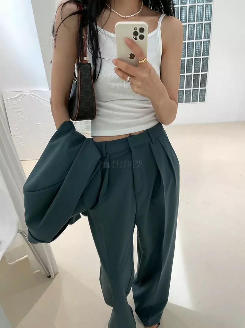 Better - Korean Women Fashion - #womensfashion - Cuget Top Bottom Set - 3