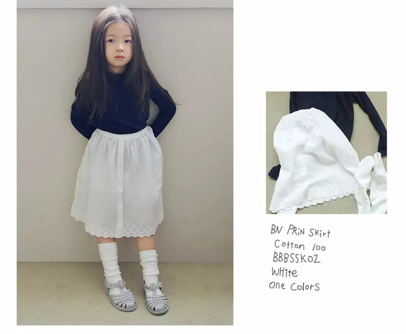 Bien a Bien - Korean Children Fashion - #stylishchildhood - Prin Skirt