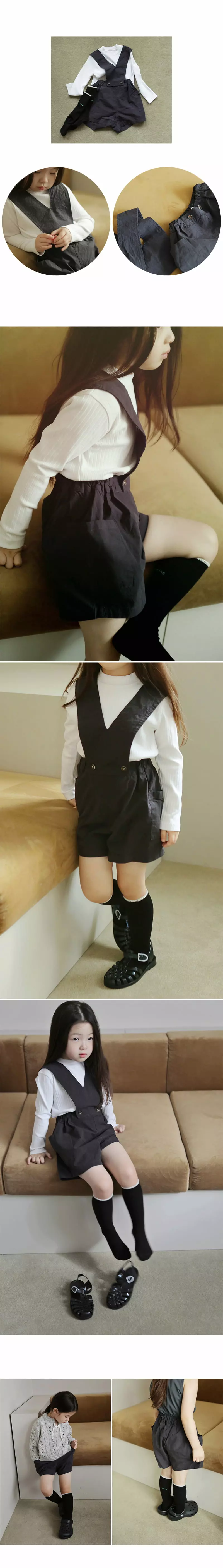 Bien a Bien - Korean Children Fashion - #todddlerfashion - Swing Overall Pants - 2