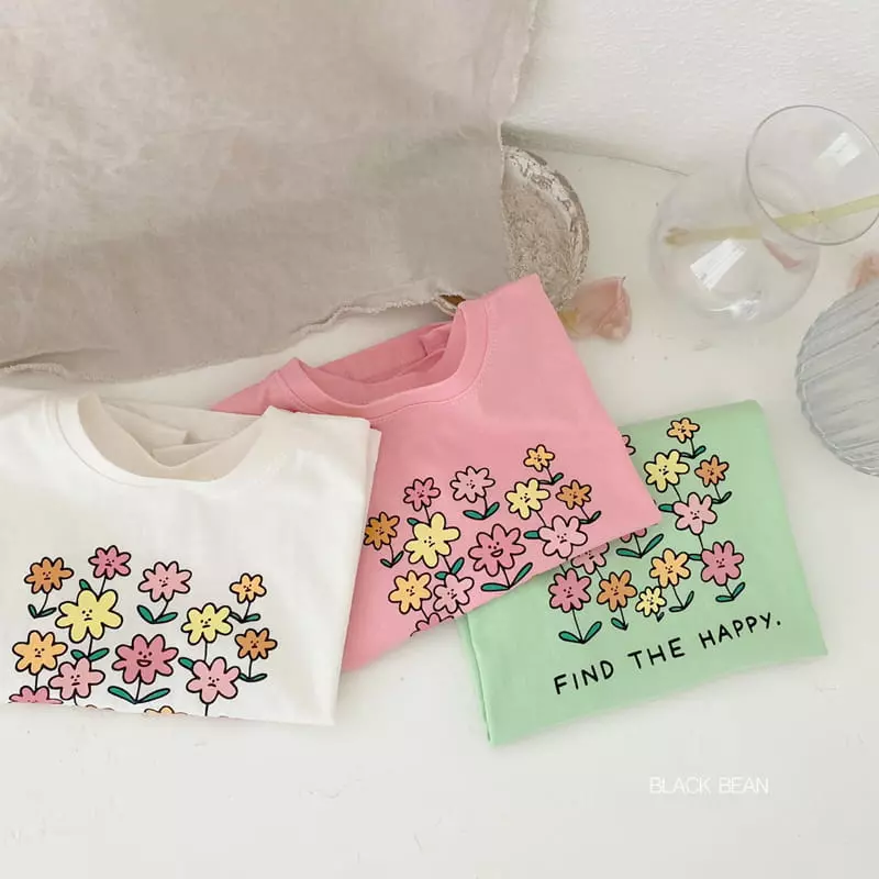 Black Bean - Korean Children Fashion - #childofig - Happy Tee - 3