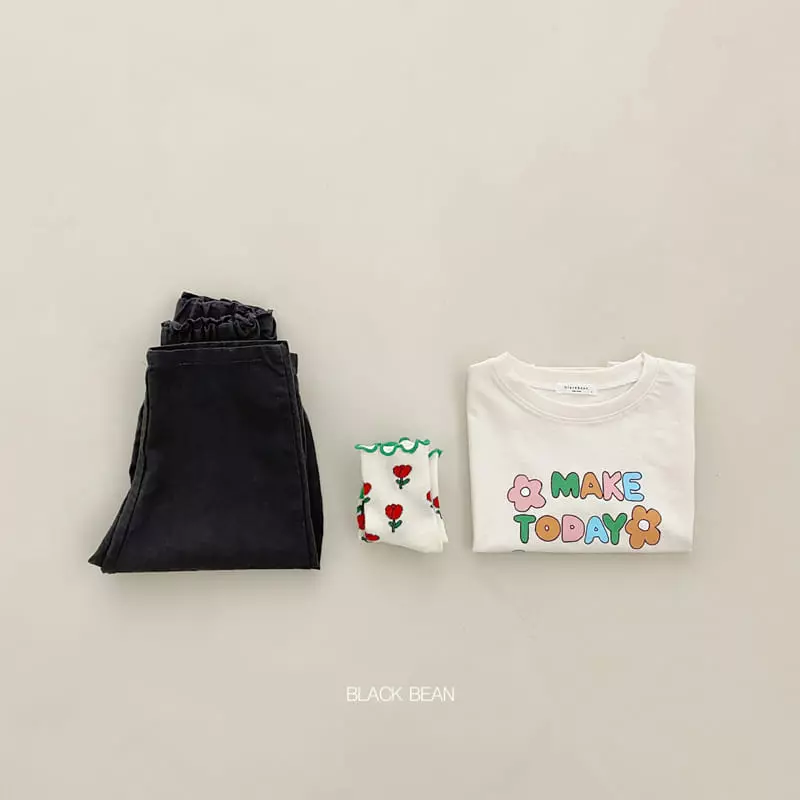 Black Bean - Korean Children Fashion - #childofig - Linen Capri Pants - 4