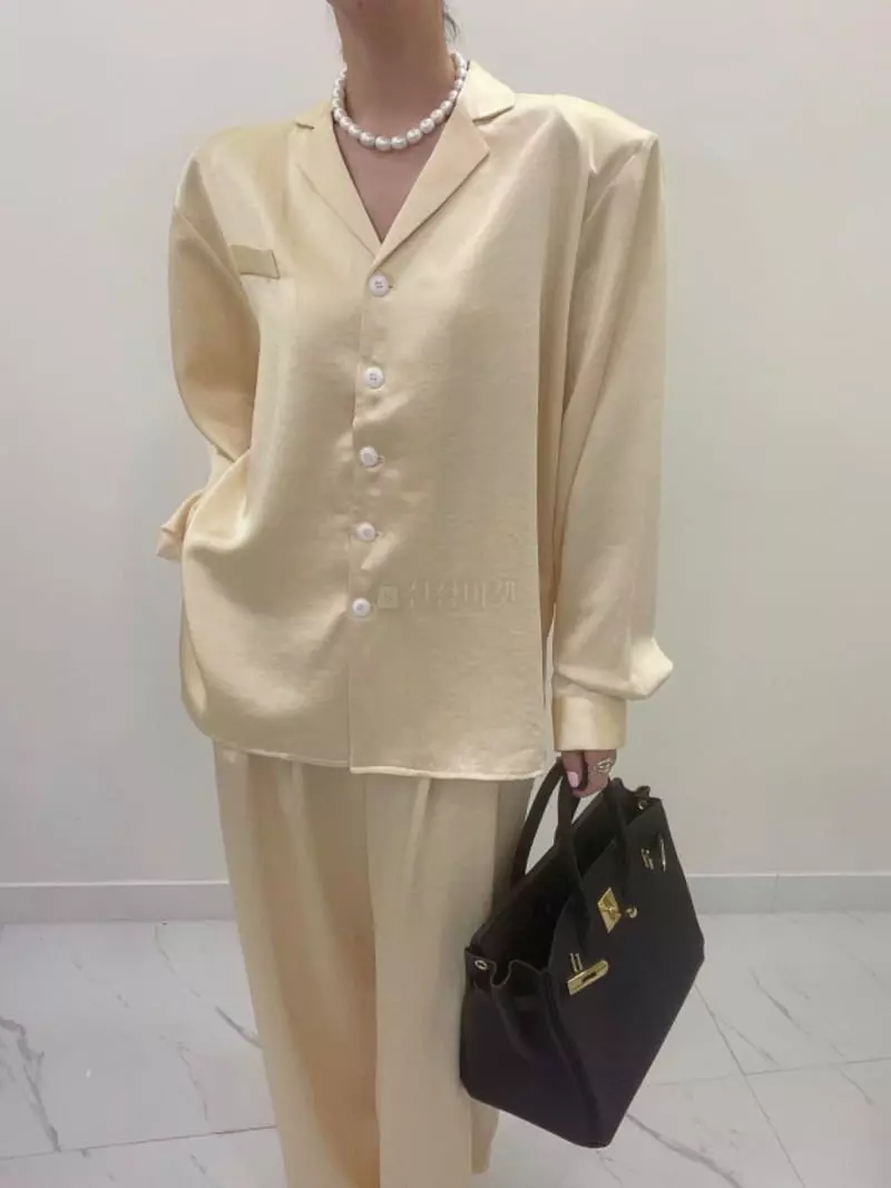 Black Fuchsia - Korean Women Fashion - #womensfashion - Shatin Shirt