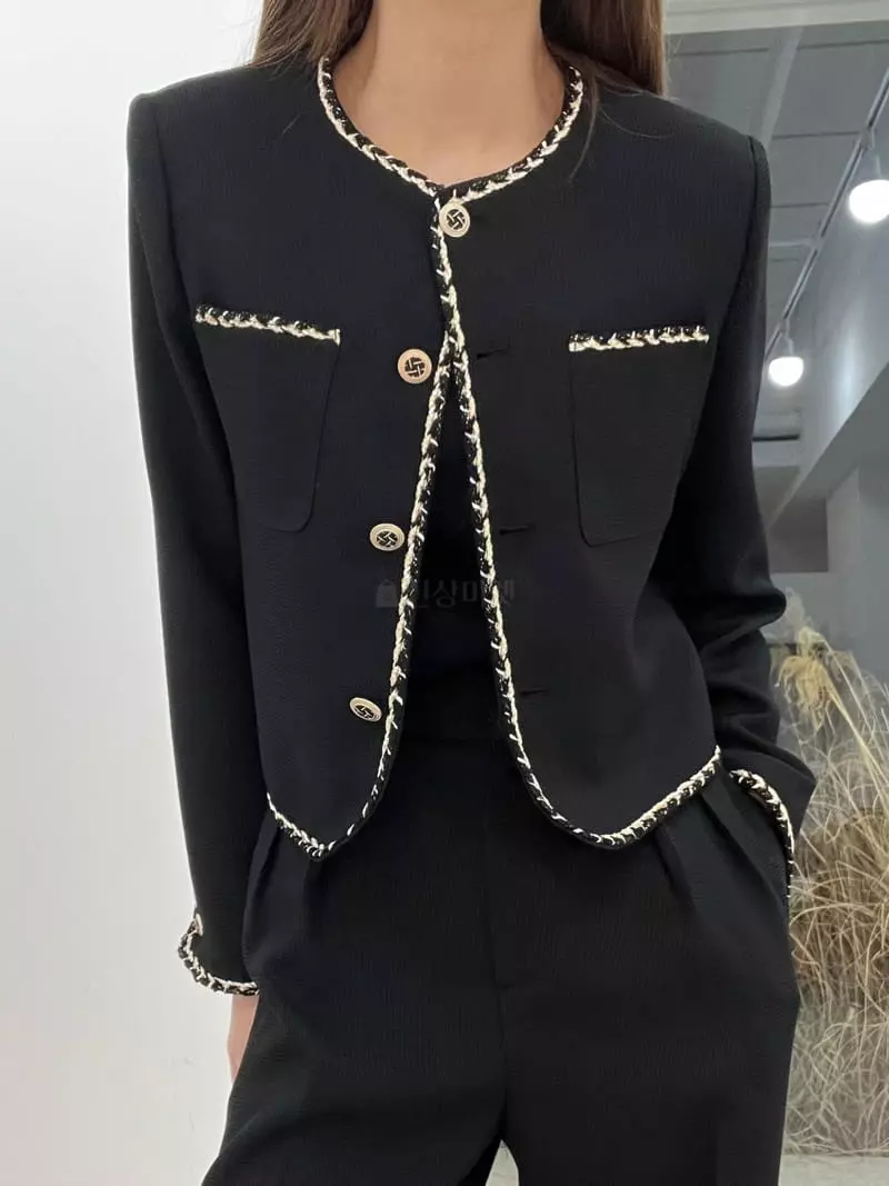 Boheme - Korean Women Fashion - #momslook - Waffle Jacket - 6