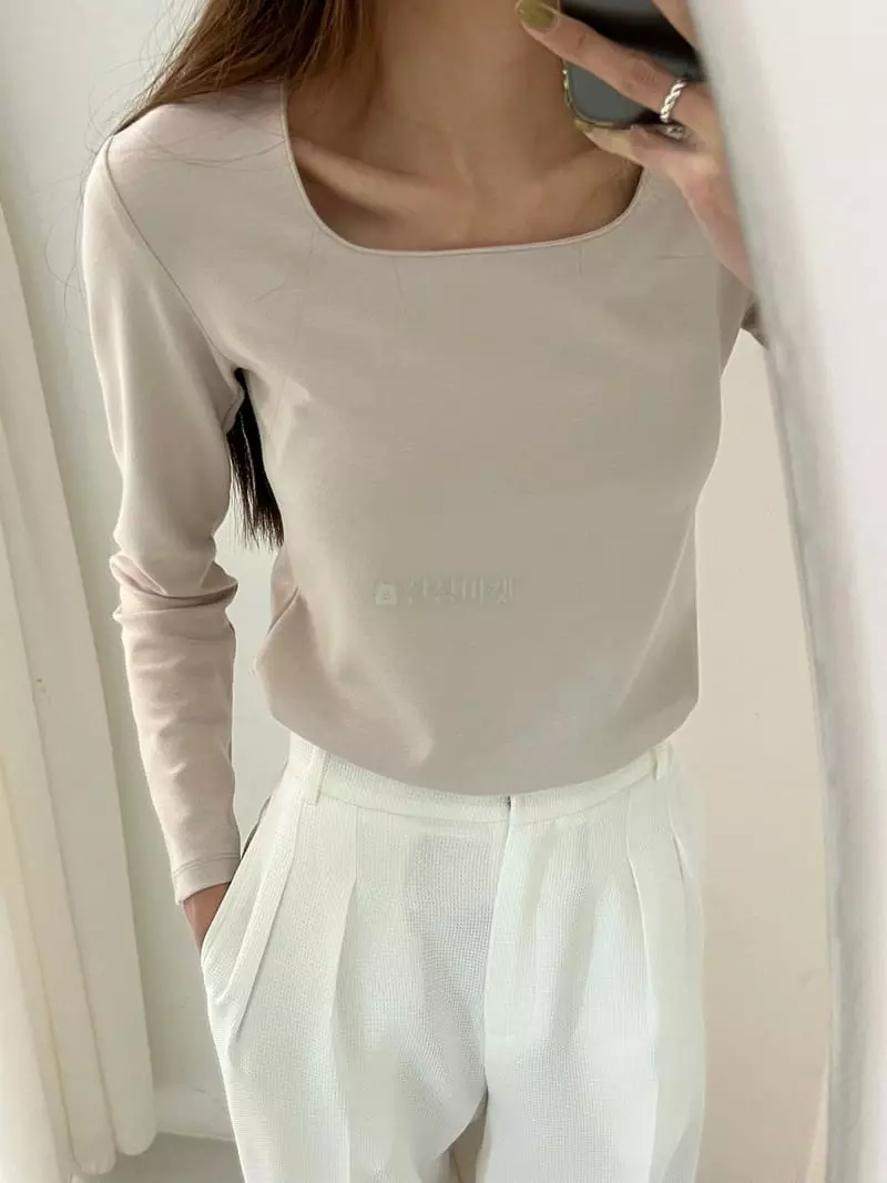 Boheme - Korean Women Fashion - #momslook - Square Tee - 3