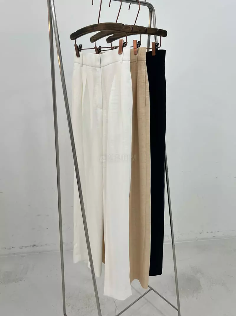 Boheme - Korean Women Fashion - #womensfashion - Waffle Pants - 4