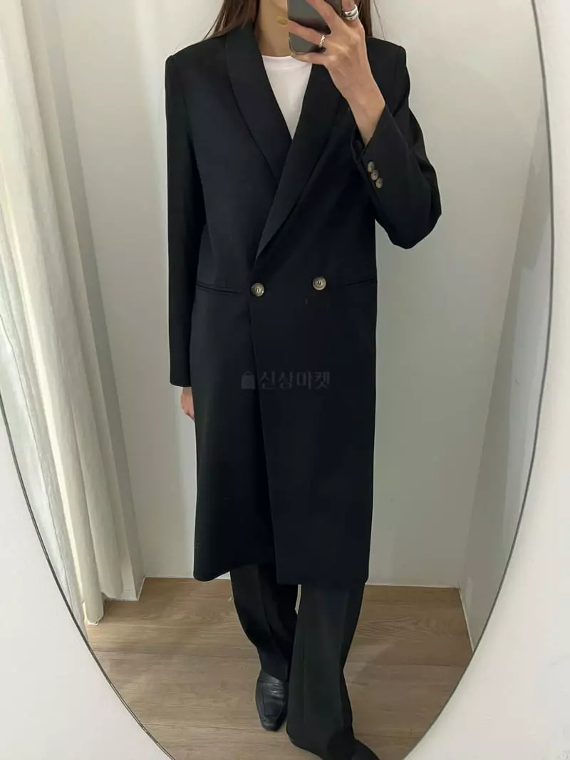 Boheme - Korean Women Fashion - #pursuepretty - Shawl Double Long Coat - 3