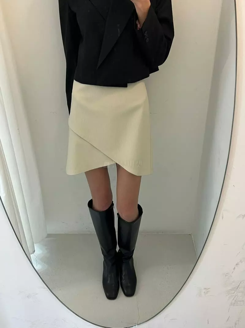 Boheme - Korean Women Fashion - #pursuepretty - Leather Cross Skirt
