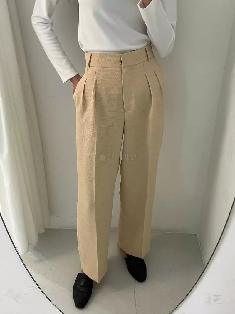 Boheme - Korean Women Fashion - #womensfashion - Waffle Pants - 2