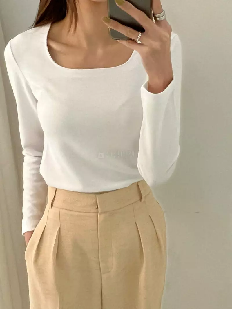 Boheme - Korean Women Fashion - #womensfashion - Square Tee - 2