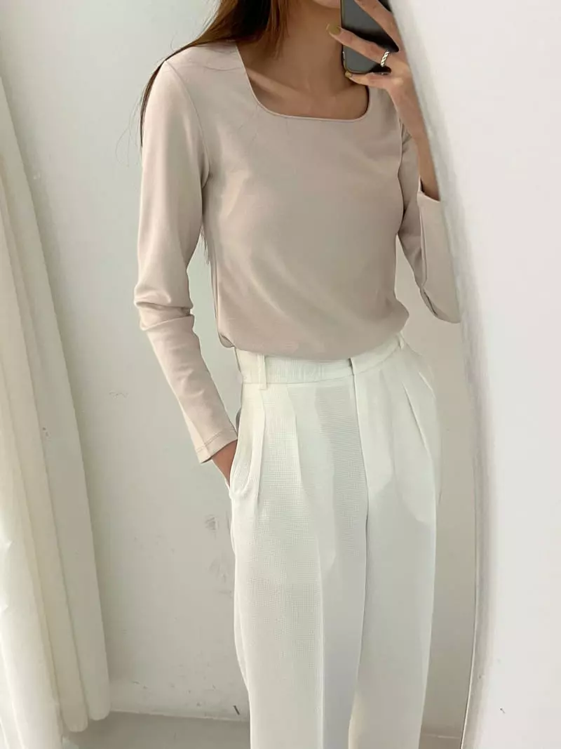Boheme - Korean Women Fashion - #womensfashion - Square Tee - 8