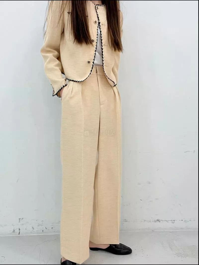 Boheme - Korean Women Fashion - #womensfashion - Waffle Pants - 3