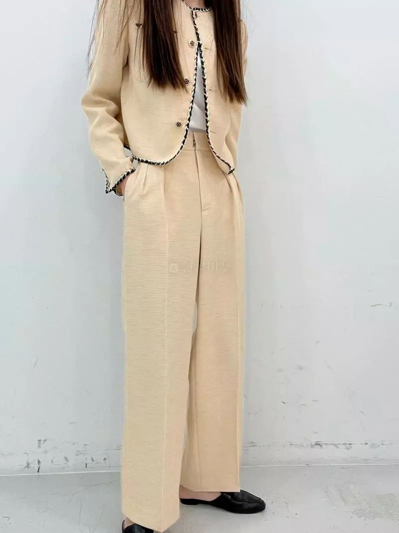Boheme - Korean Women Fashion - #womensfashion - Waffle Pants - 7