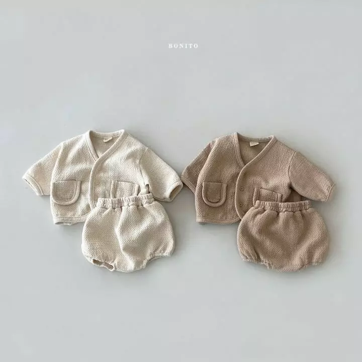 Bonito - Korean Baby Fashion - #babyboutique - Mongddang Top Bloomer Set
