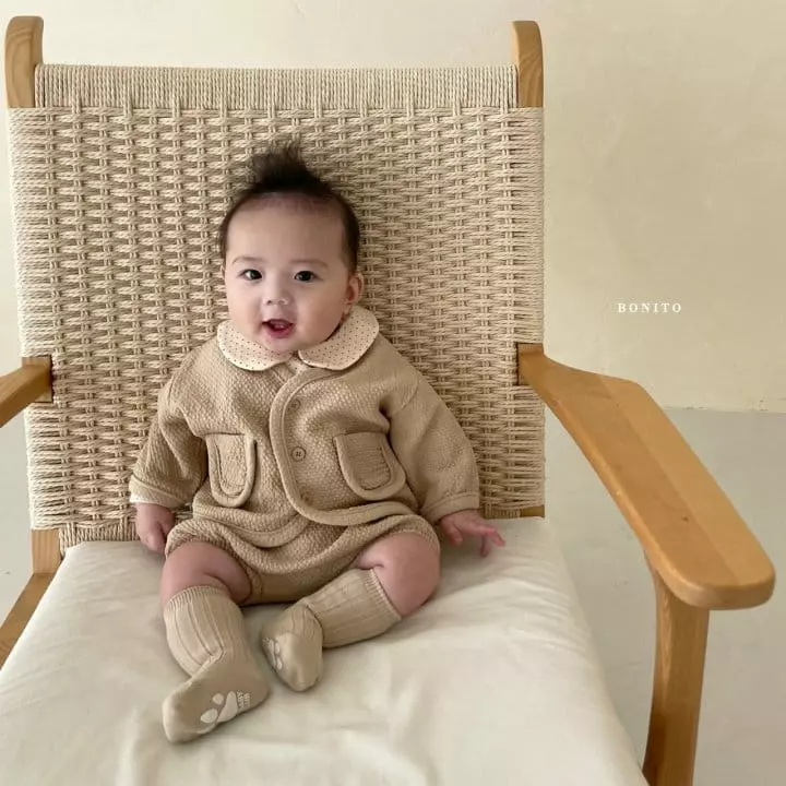 Bonito - Korean Baby Fashion - #babyoninstagram - Dot Circle Collar Tee - 8