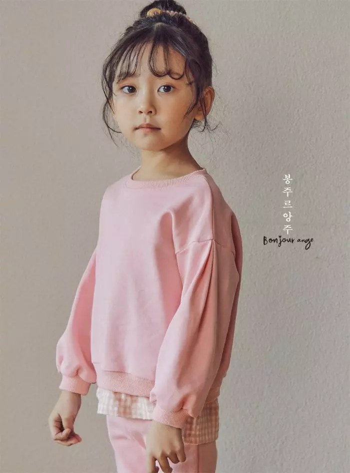 Bonjour Ange - Korean Children Fashion - #kidzfashiontrend - Verry Top Bottom  Set - 3