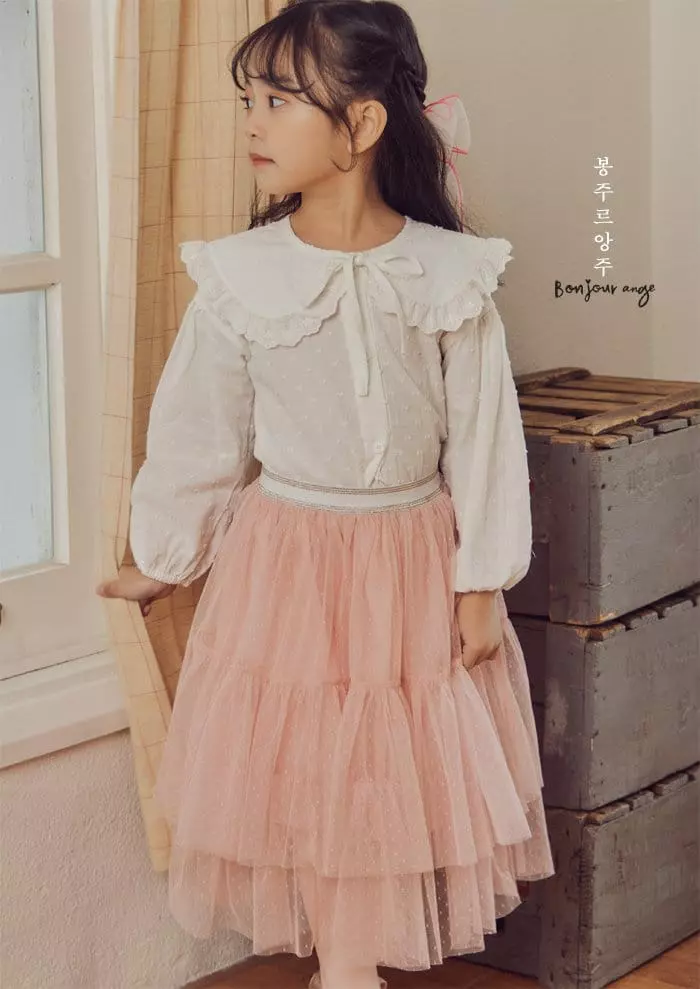 Bonjour Ange - Korean Children Fashion - #kidzfashiontrend - Jue Jue Skirt Leggings - 2