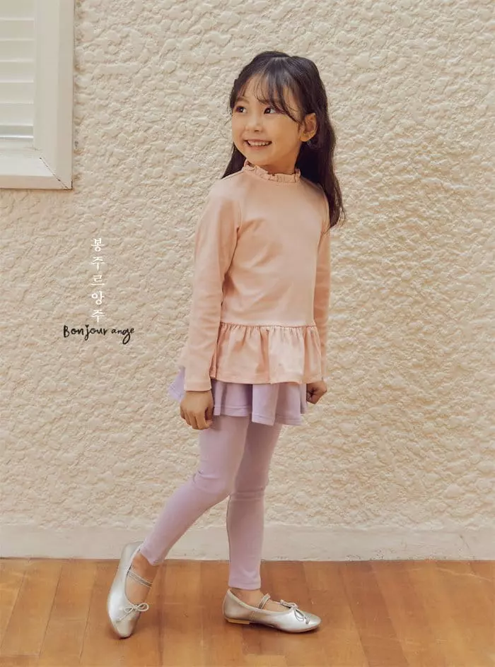 Bonjour Ange - Korean Children Fashion - #littlefashionista - Basic Skirt Leggings - 6
