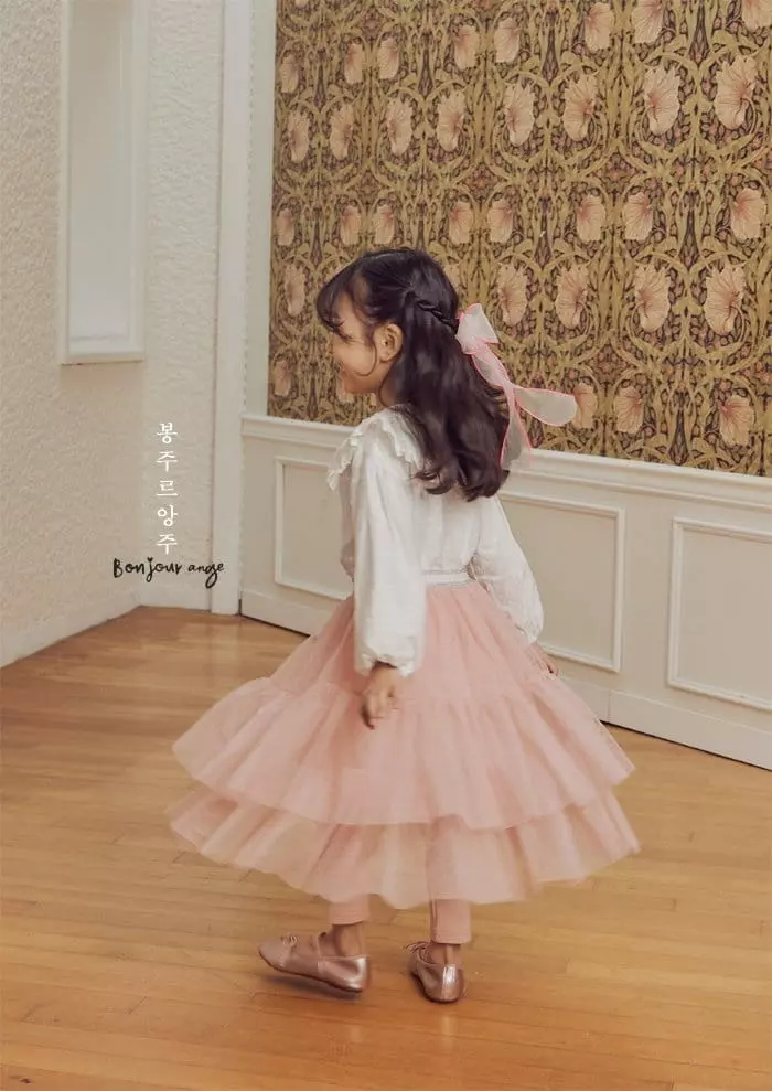 Bonjour Ange - Korean Children Fashion - #Kfashion4kids - Jue Jue Skirt Leggings - 4