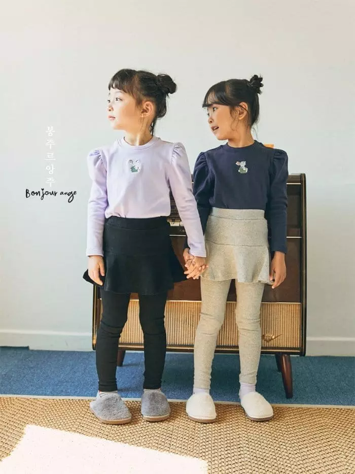 Bonjour Ange - Korean Children Fashion - #minifashionista - Basic Skirt Leggings - 8