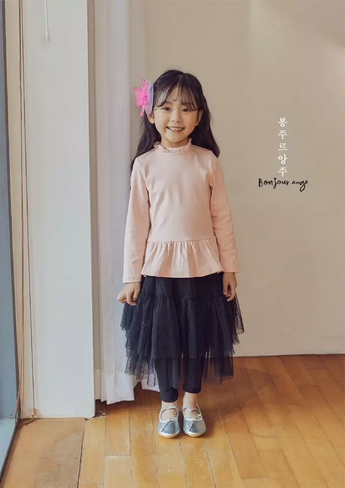 Bonjour Ange - Korean Children Fashion - #prettylittlegirls - Jue Jue Skirt Leggings - 7