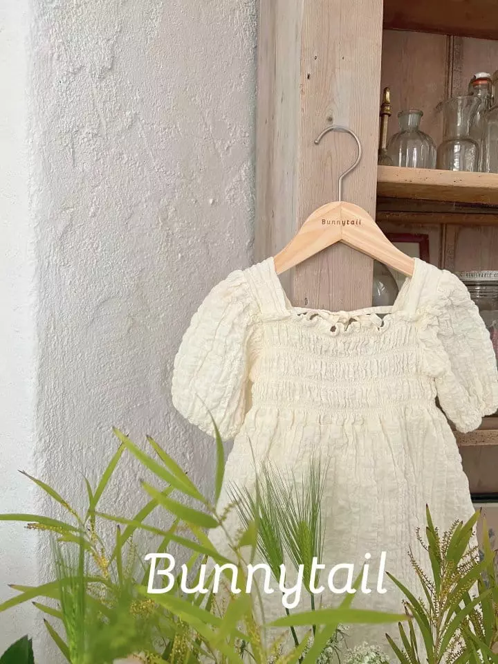 Bunnytail - Korean Children Fashion - #childofig - Smocked One-piece - 3