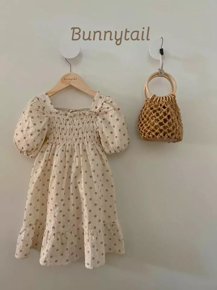 Bunnytail - Korean Children Fashion - #designkidswear - Smocked One-piece - 6
