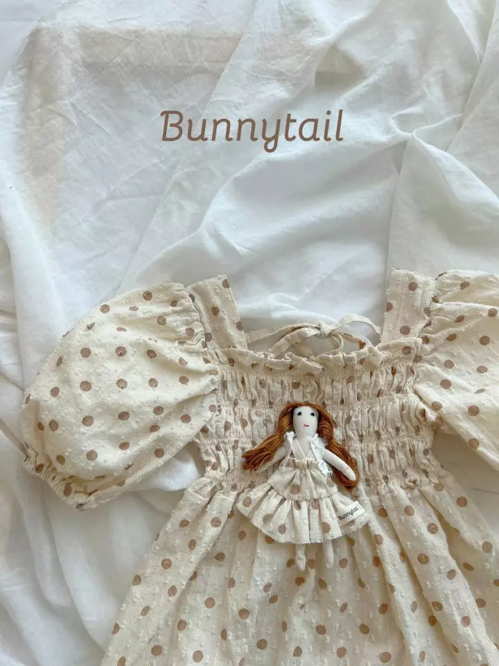 Bunnytail - Korean Children Fashion - #prettylittlegirls - Smocked One-piece - 2