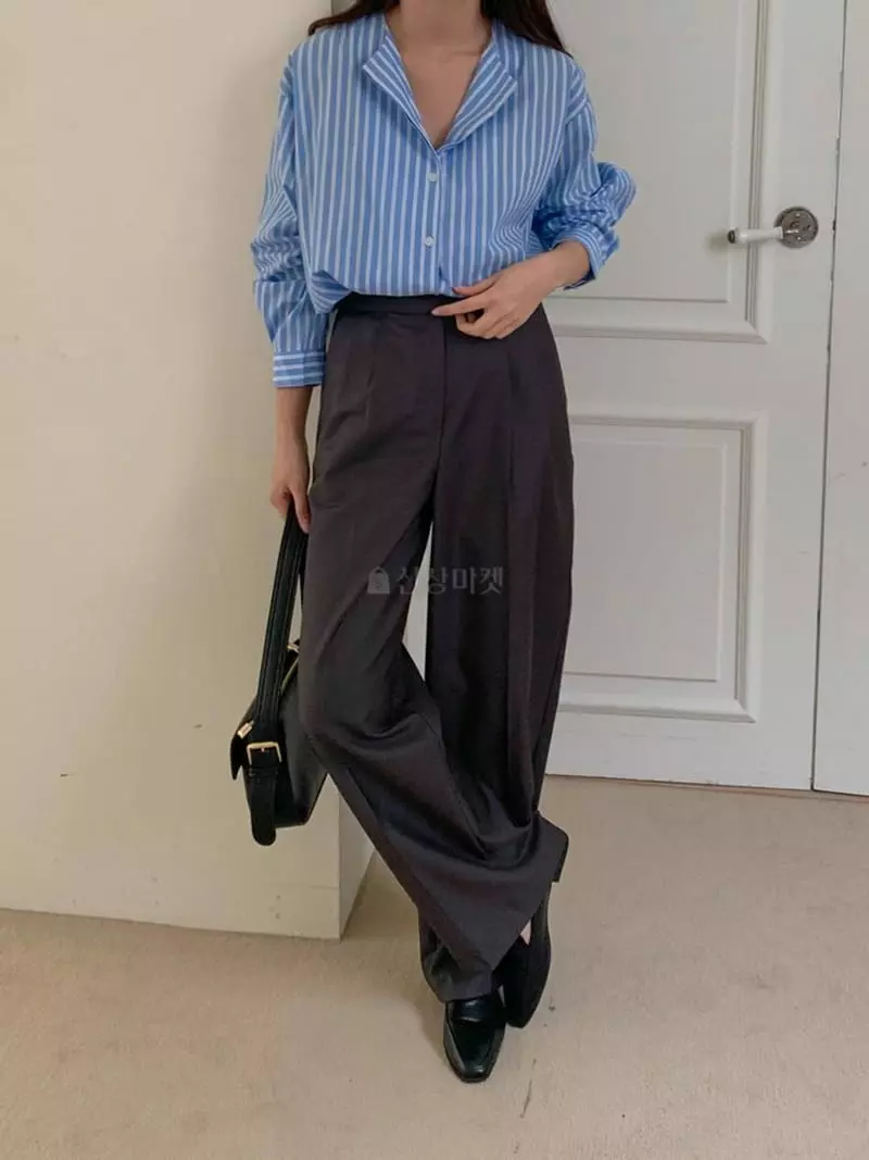 By Andrin - Korean Women Fashion - #vintageinspired - Hidden Shirt - 4