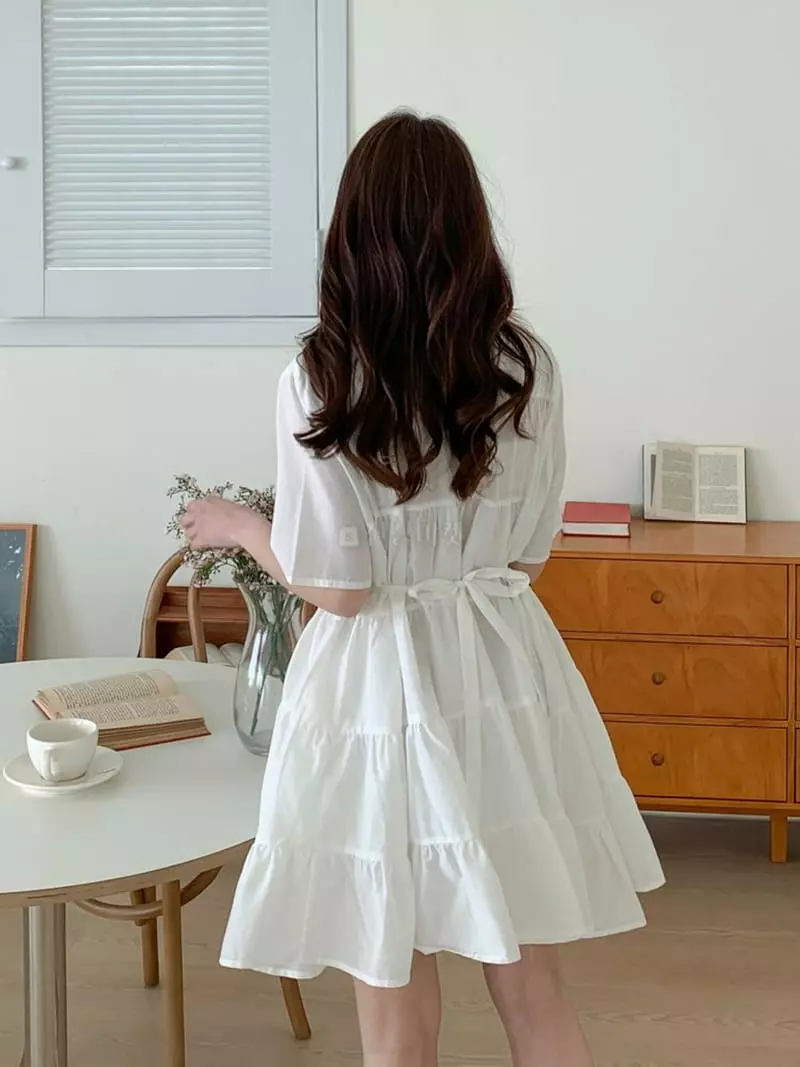 By Andrin - Korean Women Fashion - #womensfashion - Mini Cancan One-piece - 2