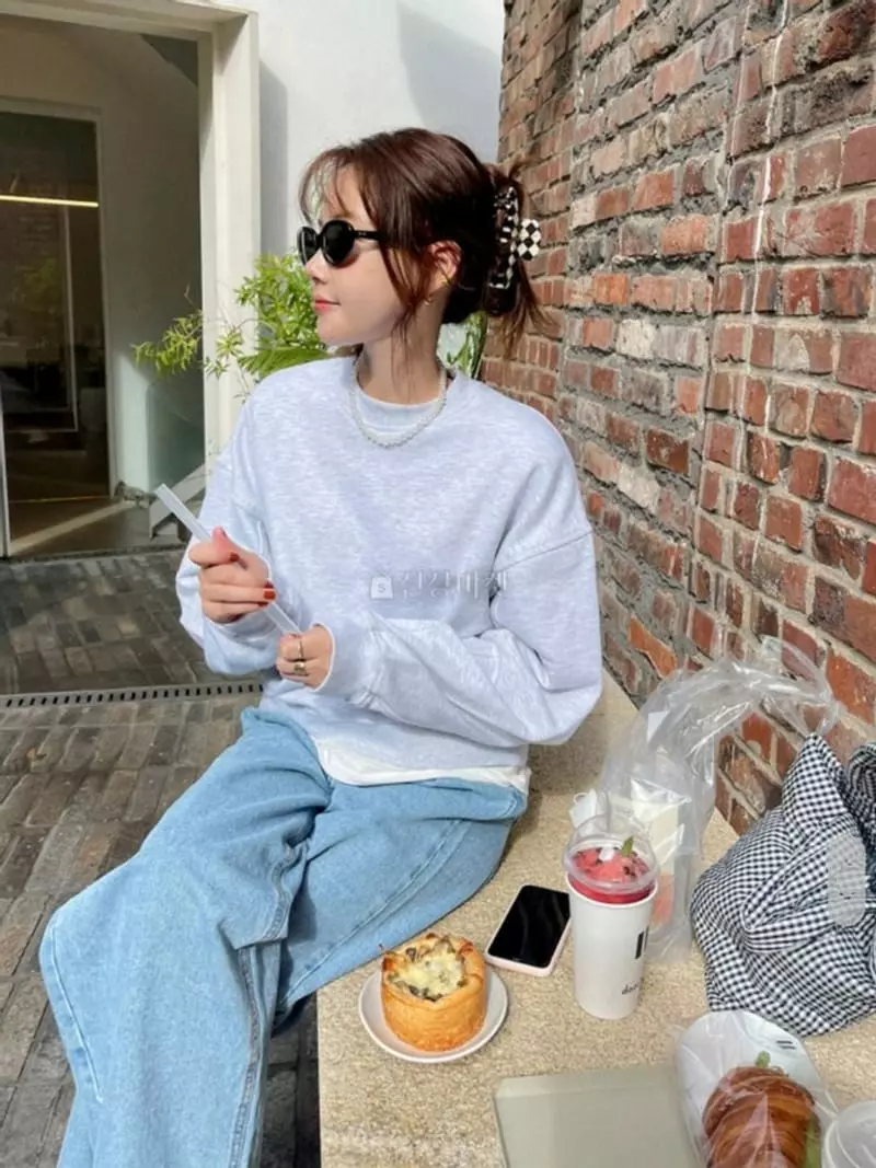 By Andrin - Korean Women Fashion - #womensfashion - Monday Sweatshirt - 3