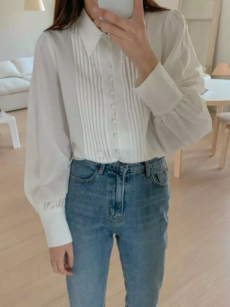 By Andrin - Korean Women Fashion - #womensfashion - Nelli Blouse - 2