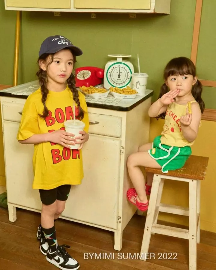 Bymimi - Korean Children Fashion - #Kfashion4kids - Lettering Tee - 12