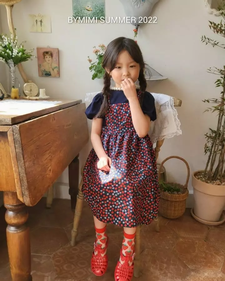 Bymimi - Korean Children Fashion - #childofig - Strawberry One-piece - 6