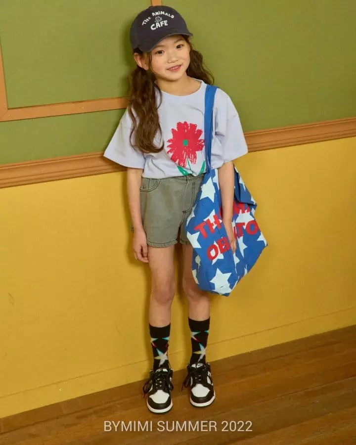 Bymimi - Korean Children Fashion - #childofig - Flower Tee - 5