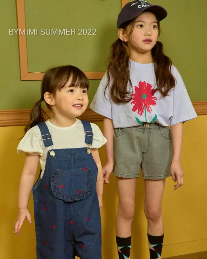Bymimi - Korean Children Fashion - #designkidswear - Flower Tee - 7