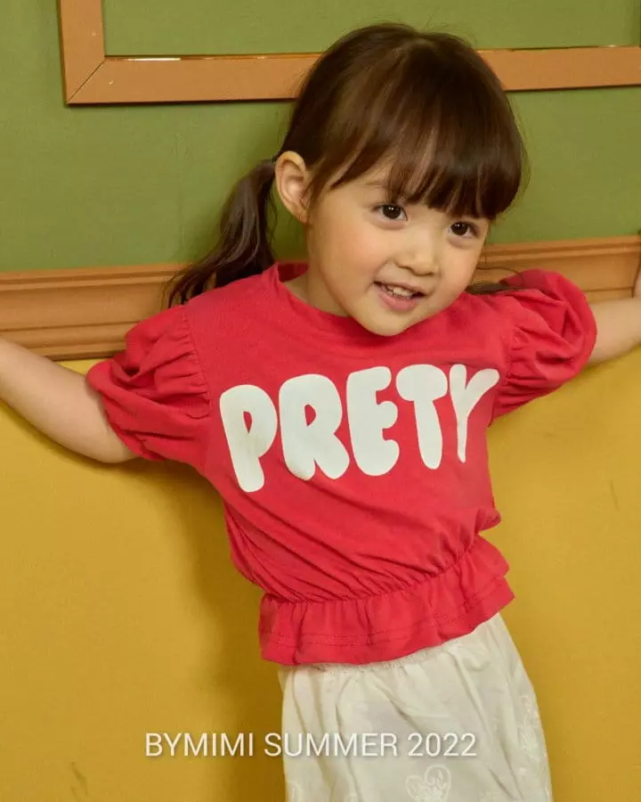 Bymimi - Korean Children Fashion - #designkidswear - Pretty Tee - 2